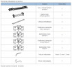 SEVROLL 05809 Concordia sada kování pro dvoje dveře,1750-2350mm,15-22mm, 20 kg