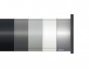 K-BLUM Legrabox, zásuvka C pure 450mm/40kg, Tip-on, nerez, vnitřní, reling