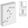 HETTICH 9075083 Sensys podložka 8099 D=5 mm excentr eurošroub