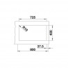 BLANCO 527167 Dřez Subline 430/270-U InFino manuál Silgranit PuraDur bílá soft