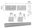 IF Libra H7 výztužný profil 40,2x19,8mm délka 2m hliník