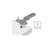 HETTICH 9313130 Novisys závěs naložený 105° TH vrut pružina