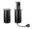 StrongPower PowerUp zásuvka, 1x230V, Francouzská, USB A+C nabíjecí, černá