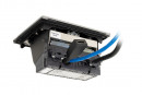 LEGRAND elektrická zásuvka PopUp, 1x 230V FR, 1x RJ45, 1x HDMI, broušený hliník
