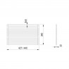 StrongSinks S3 Příslušenství rolovací rošt 427x340mm