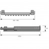 HETTICH 9132917 výsuvný věšák kalhot 600-700