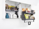 KES 021712 iMove, set s dvěma policemi, 600mm, antracit