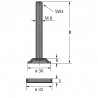 HETTICH 9318255 seřizovací soklový šroub, M8, 50 mm