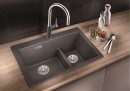 BLANCO 521689 Dřez Pleon 6 Split InFino bez excentru Silgranit PuraDur antracit
