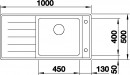 BLANCO 523000 Dřez Andano XL 6S-IF InFino s excentrem nerez