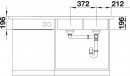 BLANCO 521664 Dřez Divon II 8S-IF InFino bez excentru nerez hedvábná lesklá