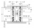 HAWA 31006 Concepta III 25/35 do pouzdra spojovací díl vrchní 110mm, 500mm