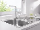 BLANCO 521545 Baterie Laressa-F páčka vpravo před okno chrom