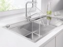 BLANCO 521545 Baterie Laressa-F páčka vpravo před okno chrom