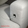 VersaHit Mono elektrická zásuvka 1x230V Francouzská, černá