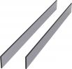 K-KES Conero, zásuvka s čelní i zadní výplní, H72/475, KB=700, černá