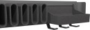 KES 238381 Conero boční výsuv na opasky nebo kravaty s miskou, 475mm, černý