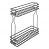 StrongWire dvojkoš boční 200mm samotný tmavě šedý