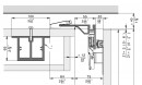 HAWA 52109 Folding Concepta III do pouzdra výztuha půdy pro 4 dveře 2765mm
