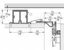 HAWA 52109 Folding Concepta III do pouzdra výztuha půdy pro 4 dveře 2765mm