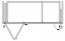 K-HAWA Folding Concepta III 20 Pull do pouzdra 1200-2200mm 3 křídla stříbrná L+P