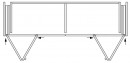 K-HAWA Folding Concepta III 25 Pull do pouzdra 1900-2700mm 4 křídla černá P+L