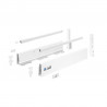 K-HETTICH Atira zásuvka 176, 300mm/30kg, relingy, bílá, SiSy