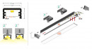 StrongLumio profil LED Slim 8, 2000mm bílá lak