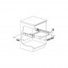 BLANCO 527665 Organizační zásuvka Flat Drawer 60 P - nízká s plnovýsuvem