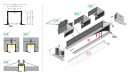 StrongLumio profil LED Smart-In 16 alu surový 3000mm