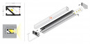 StrongLumio profil LED HI 8, 3000mm stříbrná elox