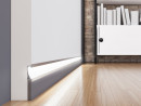 StrongLumio profil LED Flat 8, 2000mm stříbrná elox