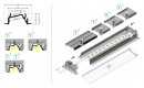 StrongLumio profil LED Diagonal 14 2000mm stříbrná elox