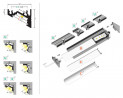 StrongLumio profil LED Corner 10, 3000mm stříbrná elox