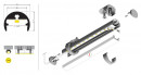 StrongLumio profil LED Pen 8, 1000mm stříbrná elox