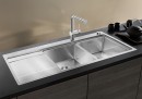 BLANCO 521664 Dřez Divon II 8S-IF InFino bez excentru nerez hedvábná lesklá