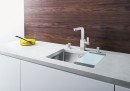 BLANCO 521575 Dřez Claron 450-U InFino bez táhla nerez hedvábná lesklá