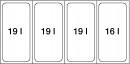 BLANCO 521475 Sorter Flexon II Low 90/4 3x19l+1x16l