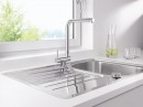 BLANCO 521546 Baterie Laressa-F páčka vlevo před okno chrom