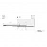 HETTICH 9338462 Quadro Compact BM 470mm/40kg na dno SiSy L+P venkovní použití