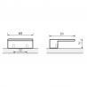 HETTICH 9345464 knobka VENUSIA L60/32 černá