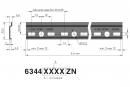 IF Libra B3 závěsná lišta Libra H1/H2/H3/H7 33 5x2mm délka 2m pozink