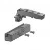 HETTICH 9091225 Sensys 8631i polonaložený 95° úzký alu rámeček SiSy obsidián