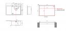 StrongSinks S3 Dřez Nida 787 787x520mm odkap vlevo nerez