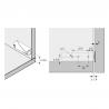 HETTICH 9375968 pístek PTO s magnetem, krátký, s adaptérem, šedá