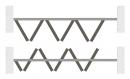 K-TERNO Versatile,skládací,6 křídel,bezfalc+magnety,25-30kg,3000mm,spodní,černá