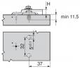 BLUM 194K6100E podložka Expando pro lednicový závěs 91K9550/91K958E Onyx