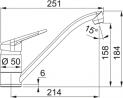 FRANKE Baterie FC 9541.901 černá matná