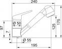 FRANKE Baterie FC 9547.071 onyx