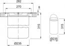 FRANKE Sorter KEA-F 12 montáž do roviny 1x12l